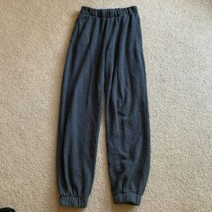 Brandy Melville Gray Rosa Sweatpants